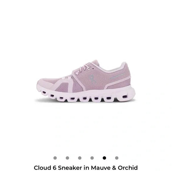 On Cloud 6 Sneakers: Orchid/Mauve - Picture 3 of 3